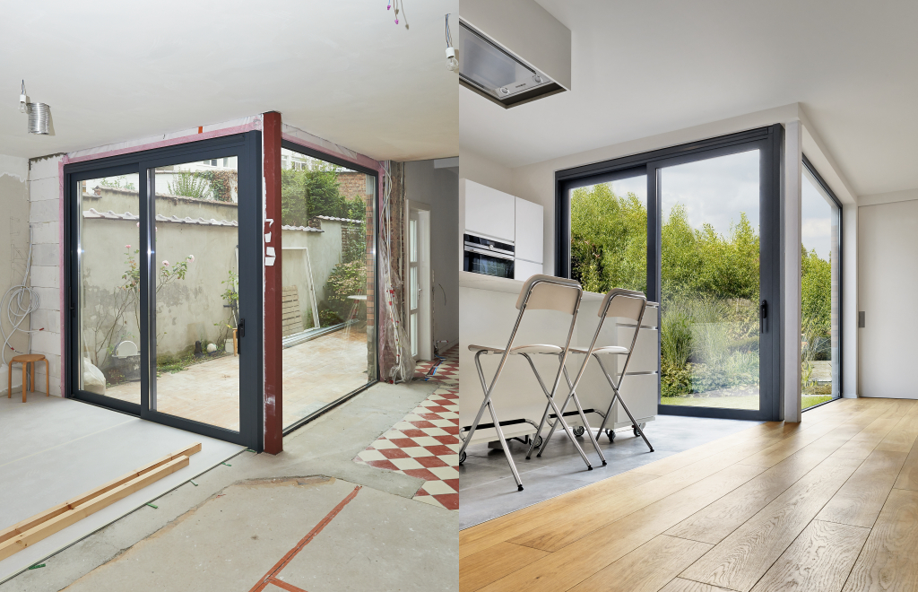 Installer porte coulissante sur rail grâce à une installation professionnelle