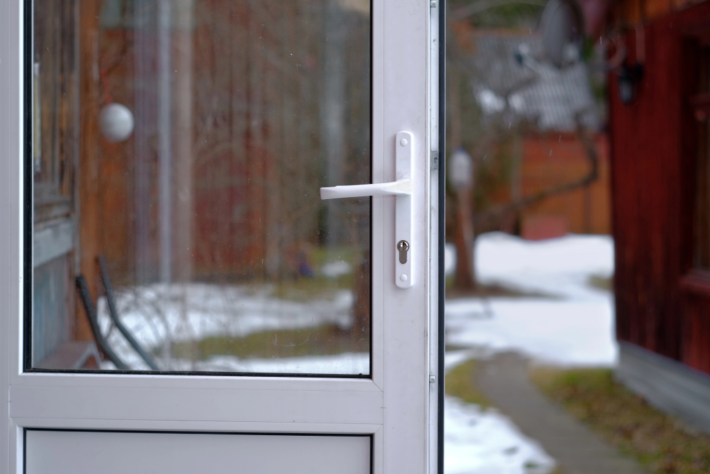 Porte d'entée en pvc