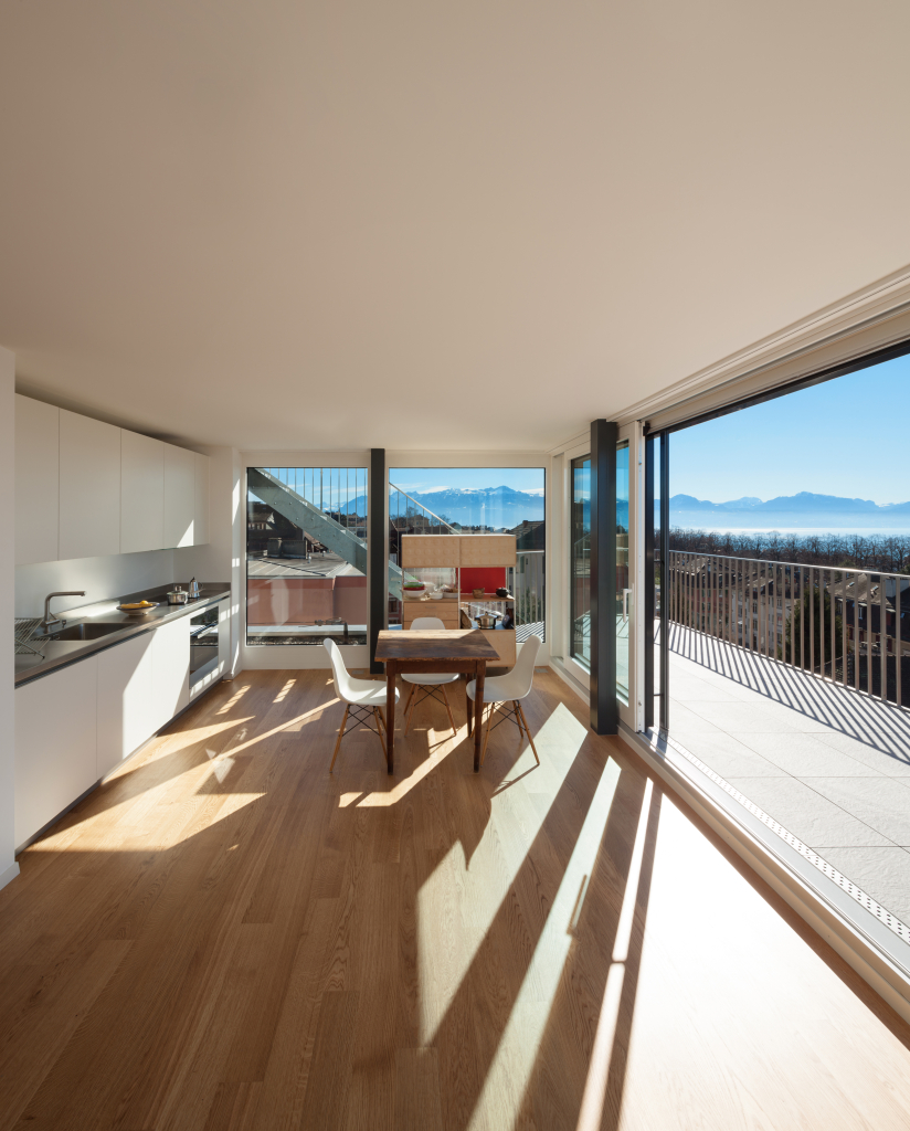 Véranda en aluminium au design moderne